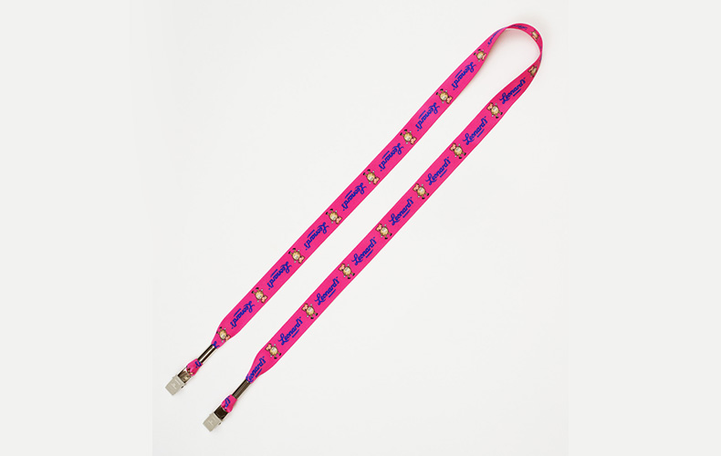 3/4” Dual Attachment Soft & Smooth Sublimation Lanyard 3/4” Dual Attachment Soft & Smooth Sublimation Lanyard